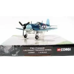 Airplane Model*Corgi AA33007 1:72 F4U Corsair USN VF-17 Jolly Rogers, Frederick Streig, February 1944 - Miniature Marvels: Airplane Models & Painted Dice