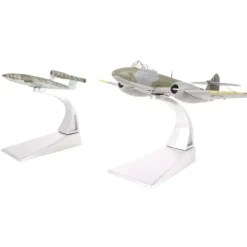 Airplane Model*Corgi AA27403 1:72 Gloster Meteor F.1 RAF No.616 Sqn, EE216 + V-1 Doodlebug - Miniature Marvels: Airplane Models & Painted Dice
