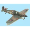 Airplane Model*Corgi AA49101 1:72 Hawker Hurricane Mk I RAF No.85 Sqn, Peter Townsend, RAF Church Fenton, England, Battle of Britain, September 1940 - Miniature Marvels: Airplane Models & Painted Dice
