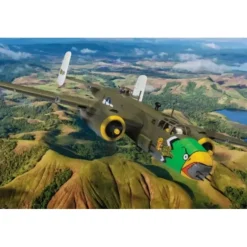 Airplane Model*Corgi AA35315 1:72 North American B-25D Mitchell, 'Red Wrath - Miniature Marvels: Airplane Models & Painted Dice