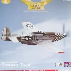 Airplane Model*Corgi AA32220 1:72 P51D Mustang "Twilight Tear" - Miniature Marvels: Airplane Models & Painted Dice