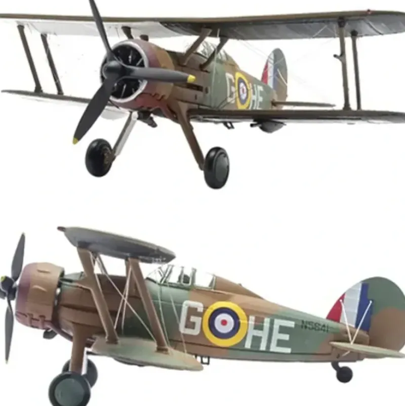 Airplane Model*Corgi AA36201 Gloster Gladiator Mk II RAF No.263 Sqn - Miniature Marvels: Airplane Models & Painted Dice