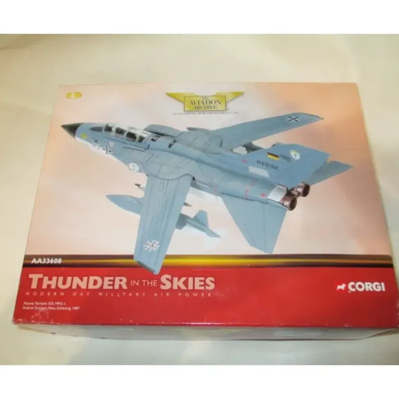 Airplane Model*Corgi AA33608 Panavia Tornado IDS Bundesmarine MFG 1, Schleswig, Germany, 1987 - Miniature Marvels: Airplane Models & Painted Dice