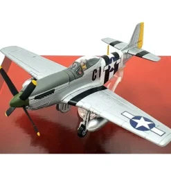 Airplane Model*Corgi HC32210 1:72 P-51D Mustang USAAF 359th FG, 368th FS, Avelin Tacon, D-Day, June 6th 1944 - Miniature Marvels: Airplane Models & Painted Dice