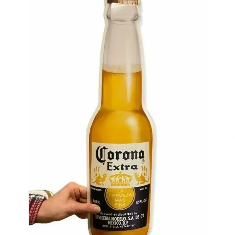 Egpull<Corona Extra Metal Tin Beer Bottle Bar Pub Sign 22 X 6 Garage Mancave Room - Miniature Marvels: Airplane Models & Painted Dice