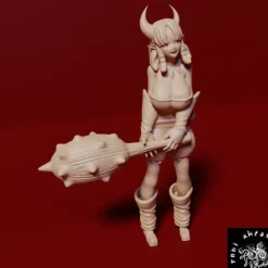 Shop All*Cow Girl, 75mm - Miniature Marvels: Airplane Models & Painted Dice