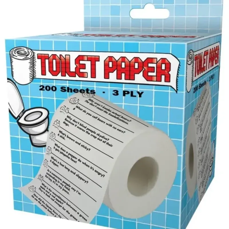 Egpull<Crap Jokes for the John - Funny Toilet Paper Roll for Bathroom - Party Potty Fun - Miniature Marvels: Airplane Models & Painted Dice