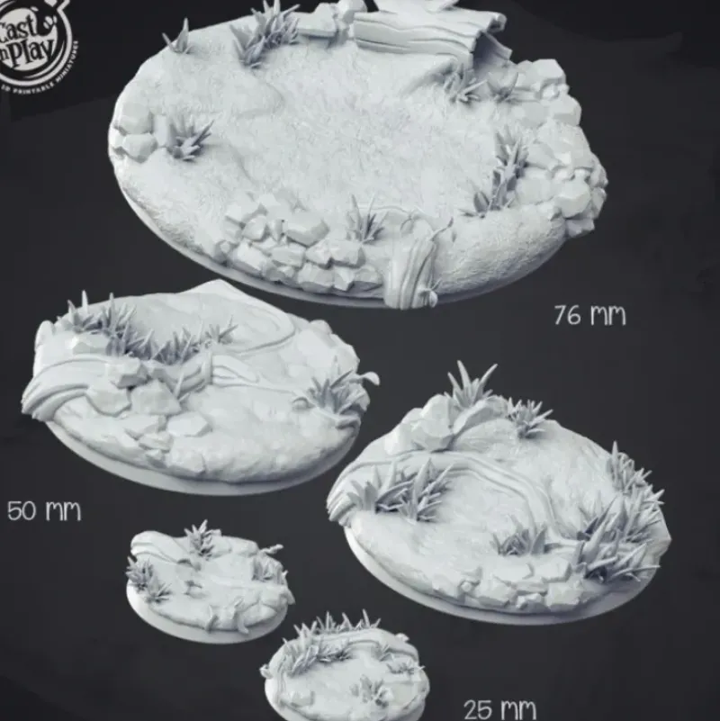 Shop All*Creature Bases - Miniature Marvels: Airplane Models & Painted Dice
