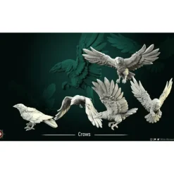 Miniature<Crows Bundle - Miniature Marvels: Airplane Models & Painted Dice
