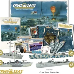 Shop All*Cruel Seas - Starter Set - Miniature Marvels: Airplane Models & Painted Dice
