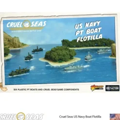 Shop All*Cruel Seas - US Navy: PT Boat Flotilla - Miniature Marvels: Airplane Models & Painted Dice