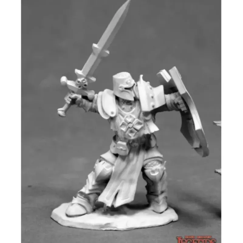 Miniature<Crusader Champion (Sword and Shield): Dark Heaven Legends RPR 03828 - Miniature Marvels: Airplane Models & Painted Dice