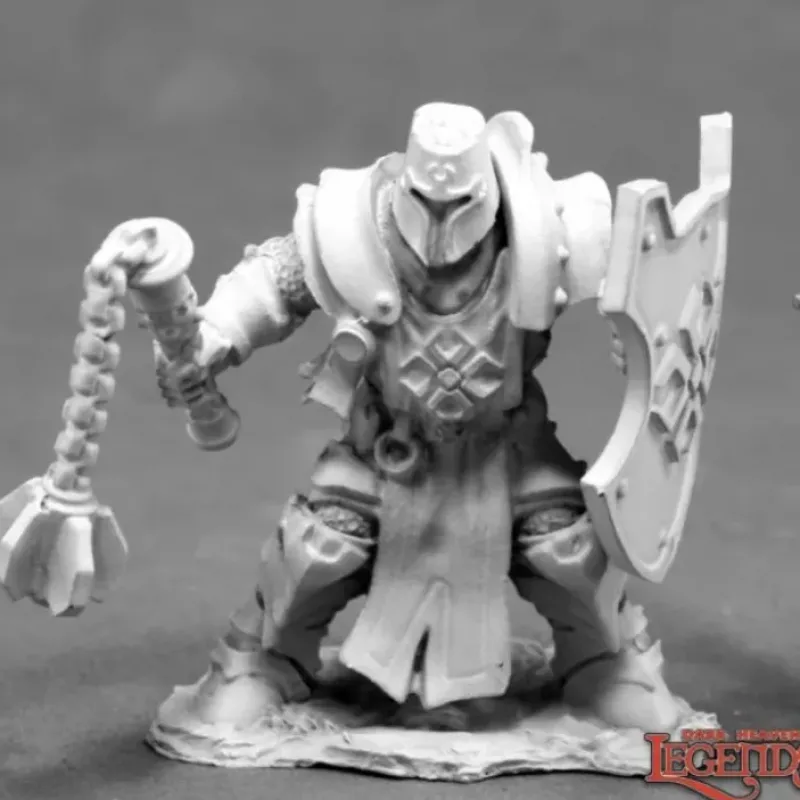 Miniature<Crusader Swordsman (Sword or Flail): Dark Heaven Legends RPR 03829 - Miniature Marvels: Airplane Models & Painted Dice