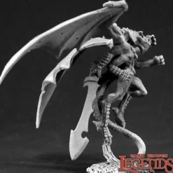 Miniature<Crymorian Warrior: Dark Heaven Legends RPR 03370 - Miniature Marvels: Airplane Models & Painted Dice
