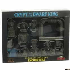 Miniature<Crypt of the Dwarf King Boxed Set: Bones Black RPR 44151 - Miniature Marvels: Airplane Models & Painted Dice
