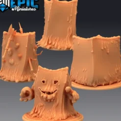 Miniature<Cube Slimes - Miniature Marvels: Airplane Models & Painted Dice
