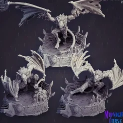 Miniature<Cursed Bats Bundle - Miniature Marvels: Airplane Models & Painted Dice