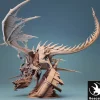Miniature<Cursed Dragon - Miniature Marvels: Airplane Models & Painted Dice