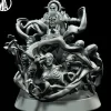 Miniature<Cursed Summoner - Miniature Marvels: Airplane Models & Painted Dice