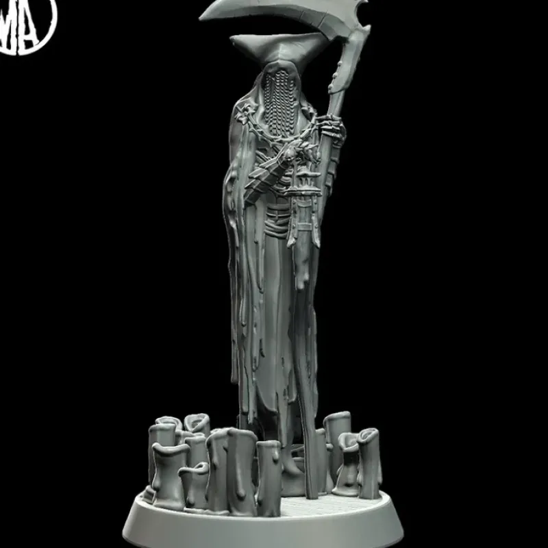 Miniature<Cursed Wretch at Attention - Miniature Marvels: Airplane Models & Painted Dice