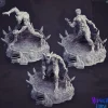 Miniature<Cursed Zombie Bundle - Miniature Marvels: Airplane Models & Painted Dice