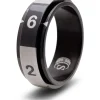 Shop All*D6 Dice Ring (Black - Size 10): CritSuccess - Miniature Marvels: Airplane Models & Painted Dice
