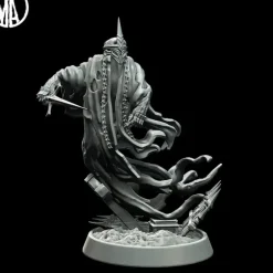 Miniature<Damned Spirit Attacking - Miniature Marvels: Airplane Models & Painted Dice