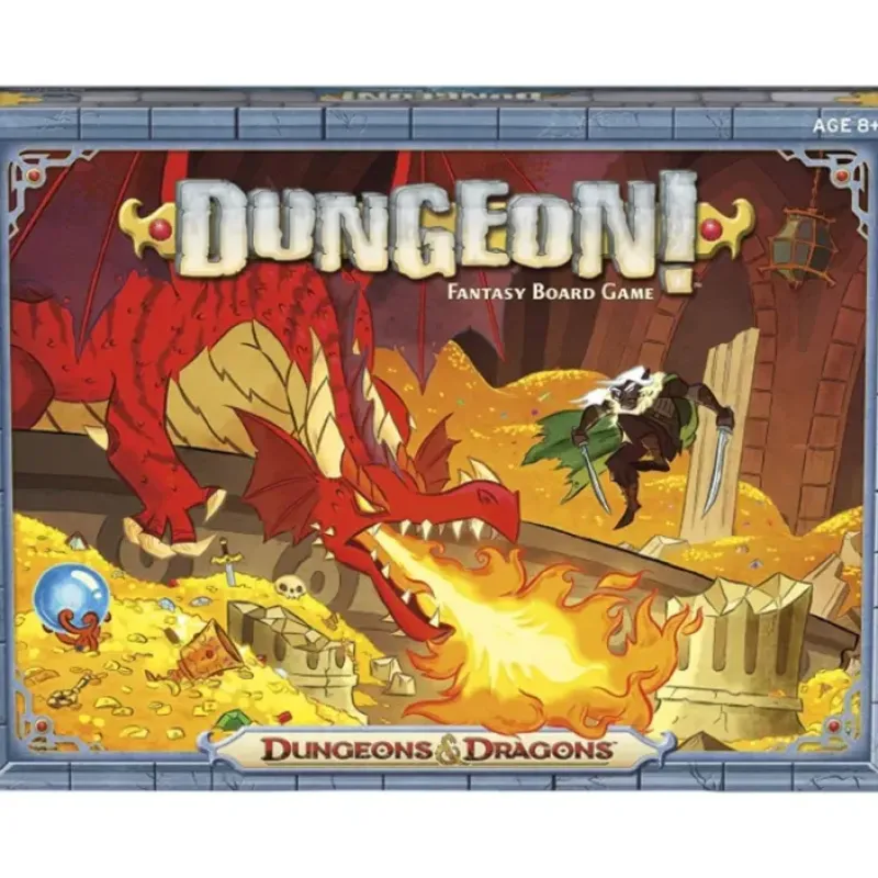 Board Game<D&D: Dungeon! Fantasy Board Game WOC A78490000 - Miniature Marvels: Airplane Models & Painted Dice
