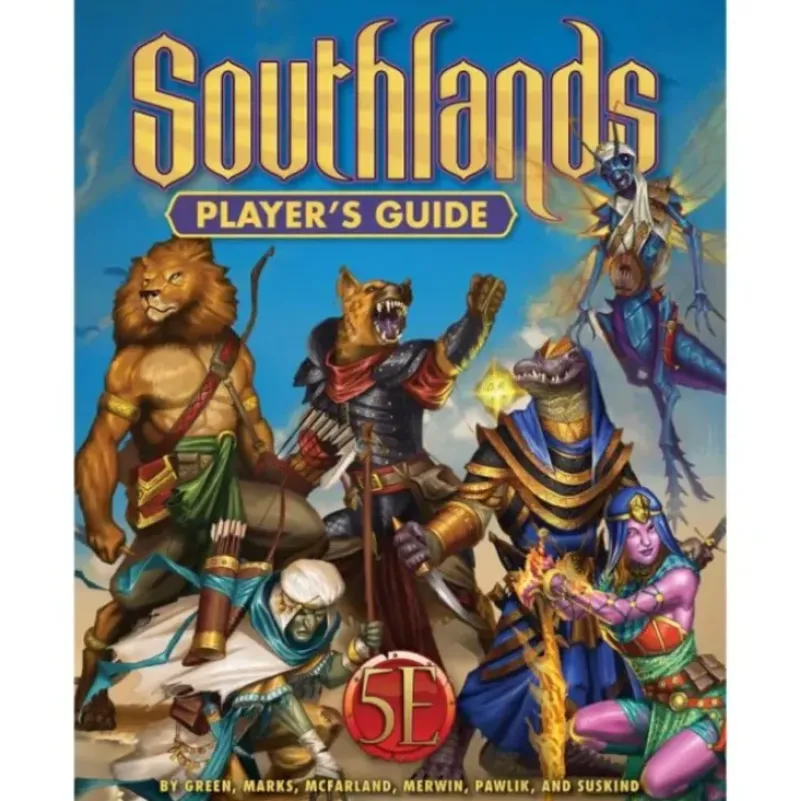 Shop All*D&D 5E: Southlands Players Guide - Miniature Marvels: Airplane Models & Painted Dice