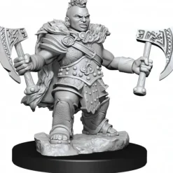 Miniature<D&D Frameworks: W01 - Dwarf Barbarian Female WZK 75031 - Miniature Marvels: Airplane Models & Painted Dice