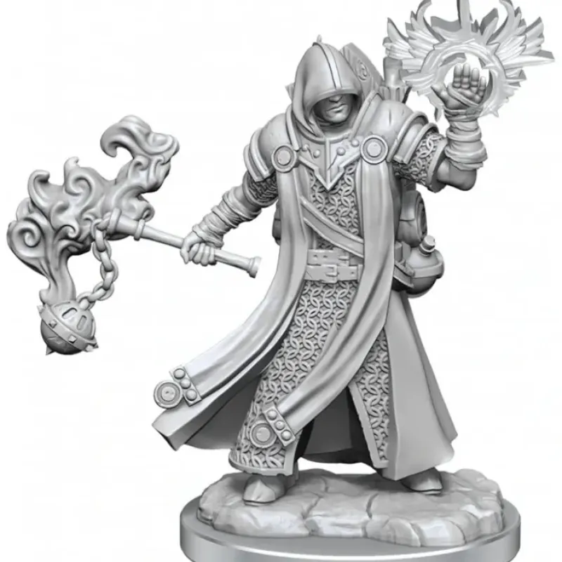 Miniature<D&D Frameworks: W01 - Human Cleric Male WZK 75071 - Miniature Marvels: Airplane Models & Painted Dice