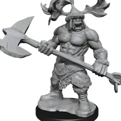 Miniature<D&D Frameworks: W01 - Orc Barbarian Male WZK 75011 - Miniature Marvels: Airplane Models & Painted Dice