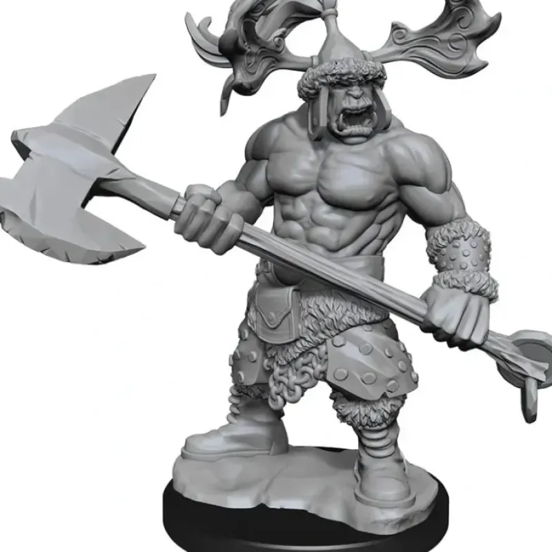 Miniature<D&D Frameworks: W01 - Orc Barbarian Male WZK 75011 - Miniature Marvels: Airplane Models & Painted Dice