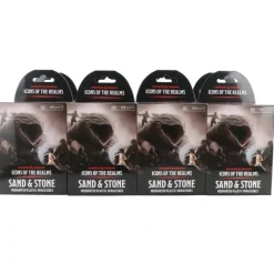 Miniature<D&D Icons of the Realms: Sand & Stone Booster Brick (8ct) Set 26 WZK 96234 - Miniature Marvels: Airplane Models & Painted Dice