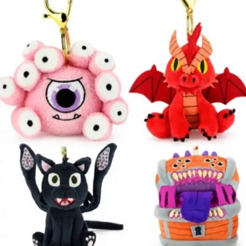 Shop All*D&D: Plush Charms W1 3" - Miniature Marvels: Airplane Models & Painted Dice
