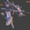 Miniature<Dark Elf, Battle Armor Topless - Miniature Marvels: Airplane Models & Painted Dice