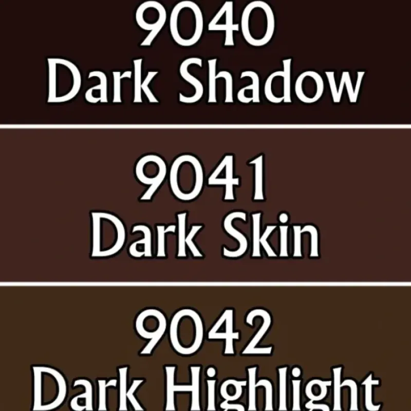 Paint<Dark Skin Tones: MSP Triads RPR 09714 - Miniature Marvels: Airplane Models & Painted Dice