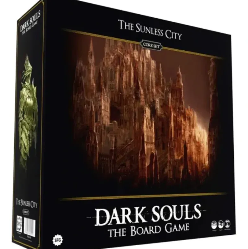 Shop All*Dark Souls: The Board Game The Sunless City Core Set - Miniature Marvels: Airplane Models & Painted Dice