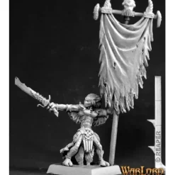 Miniature<Darkspawn Standard Bearer: Warlord RPR 14530 - Miniature Marvels: Airplane Models & Painted Dice