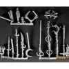 Miniature<Darkspawn Weapons Pack (15): Warlord RPR 14477 - Miniature Marvels: Airplane Models & Painted Dice