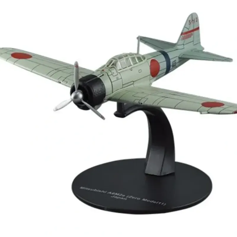 Airplane Model*De Agostini #19 1:72 Mitsubishi A6M2a Zero Model 11 - 28-Victory Zero 3-112, 12th Kokutai, Imperial Japanese Navy Air Service, China 1941 - Miniature Marvels: Airplane Models & Painted Dice