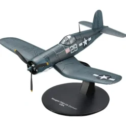 Airplane Model*De Agostini #16 Vought F4U-1a Corsair - 16-victory ace Ira Kepford, VF-17 "Jolly Rogers," U.S. Navy, 1944 - Miniature Marvels: Airplane Models & Painted Dice