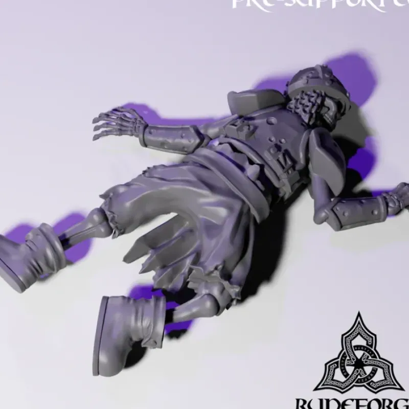 Miniature<Dead Skeleton Bundle - Miniature Marvels: Airplane Models & Painted Dice