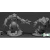 Miniature<Deep Ones Warriors (2): Bones RPR 77519 - Miniature Marvels: Airplane Models & Painted Dice