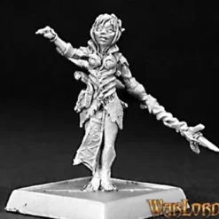 Miniature<Dehanis Twinleaf, Elf Druid: Warlord RPR 14366 - Miniature Marvels: Airplane Models & Painted Dice