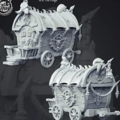 Shop All*Demon Hunter Carriage - Miniature Marvels: Airplane Models & Painted Dice
