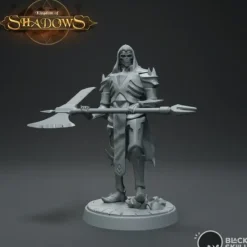 Miniature<Demon King Executioner Standing - Miniature Marvels: Airplane Models & Painted Dice