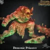 Miniature<Demonic Prisoner - Miniature Marvels: Airplane Models & Painted Dice