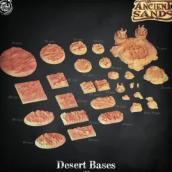 Shop All*Desert Bases - Miniature Marvels: Airplane Models & Painted Dice