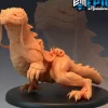 Miniature<Desert Lizard Mount - Miniature Marvels: Airplane Models & Painted Dice